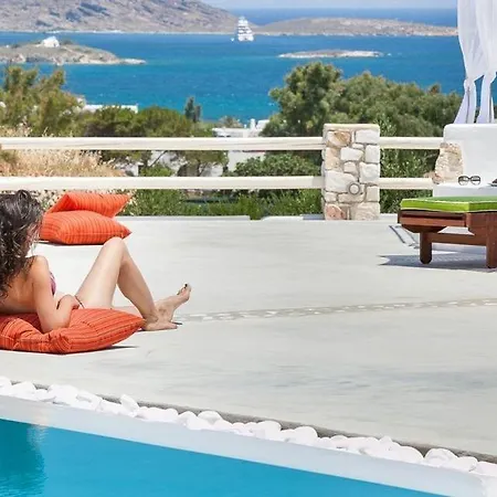 Luxury Paros Villa 1 Bedroom Villa Divine Sea Wonderful Sea Views Great For Young Couples Naousa Villa